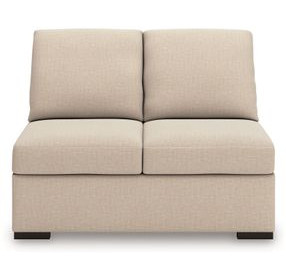 LadyMae Twill Armless Loveseat