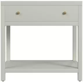 Nora Sage Green 1 Drawer Nightstand