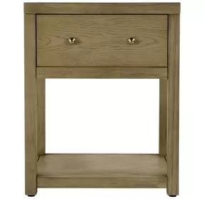Nora Light Oak 1 Drawer Small Nightstand