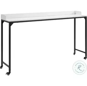 Sumter White And Black Over The Bed Desk