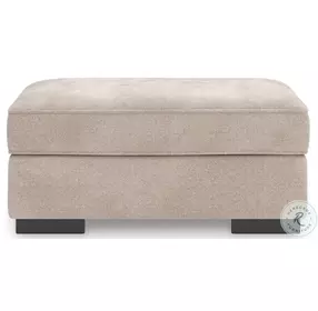 High Profile Taupe Ottoman