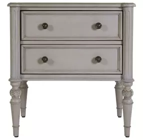 Ginny Gray Smoke 2 Drawer Accent Chest