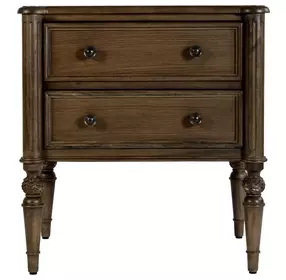 Ginny Walnut 2 Drawer Accent Chest