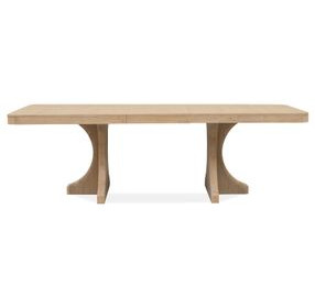 Greenvale Butternut 96" Extendable Rectangular Dining Table