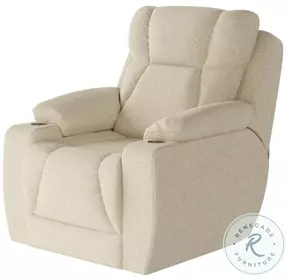 Challenger Journey Ivory Power Headrest Wall Hugger Big Mans Recliner