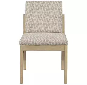 Trifecta Beige Upholstered Dining Chair Set of 2
