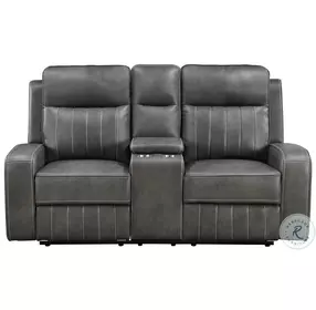 Raelynn Gray Reclining 71" Loveseat