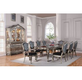 Chantelle Antique Platinum Extendable Rectangular Dining Room Set