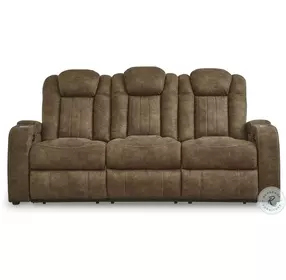 Wolfridge Brindle Power Reclining Sofa