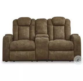 Wolfridge Brindle Power Reclining Loveseat