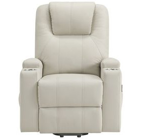 Armstrong Ivory Power Lift Massage Recliner