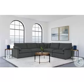 Collins Dark Gray Modular Power Reclining Sectional