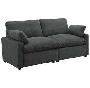 Collins Dark Gray Modular Power Reclining Loveseat