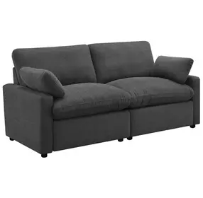 Collins Dark Gray Modular 86" Power Reclining Loveseat