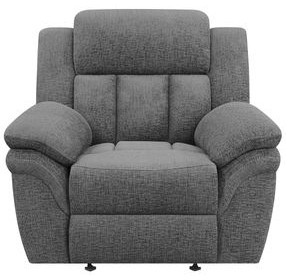 Bahrain Charcoal Performance Fabric Glider Power Recliner