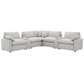 Collins Gray 7 Piece Modular Power Sectional
