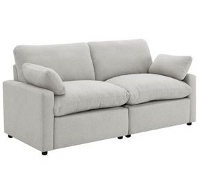 Collins Gray Modular Power Reclining Loveseat