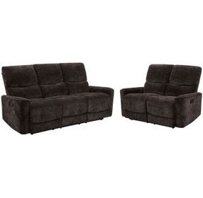 Navarro Dark Brown Living Room Set
