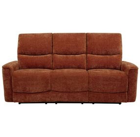 Navarro Burnt Orange 79" Motion Sofa