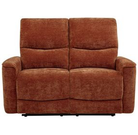 Navarro Burnt Orange 57" Motion Loveseat