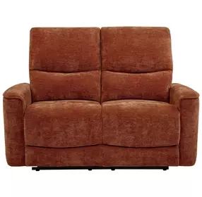 Navarro Burnt Orange 57" Motion Loveseat