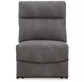 Next-Gen DuraPella Slate Armless Power Recliner