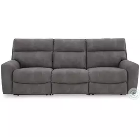 Next-Gen DuraPella Slate Performance Fabric Modular Power Reclining Sofa