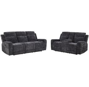 Kennett Dark Gray Power Reclining Living Room Set