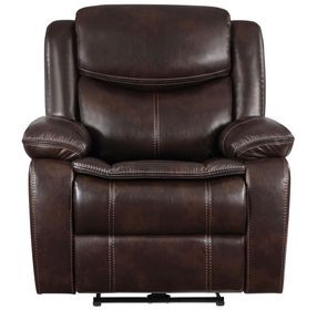 Sycamore Dark Brown Power Recliner