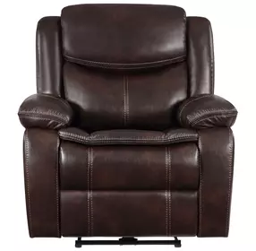Sycamore Dark Brown Power Recliner