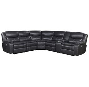 Sycamore Dark Gray 3 Piece Power Reclining Sectional