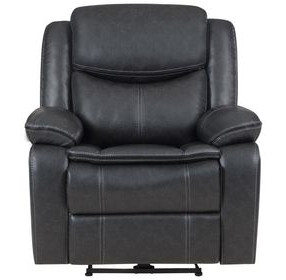 Sycamore Dark Gray Power Recliner