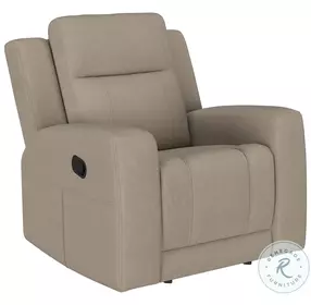 Brentwood Taupe Chenille Rocker Recliner