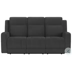 Brentwood Dark Charcoal 80" Reclining Sofa