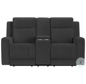 Brentwood Dark Charcoal Reclining 71" Loveseat