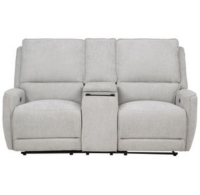 Sylmar Dove Gray 71" Power Reclining Loveseat