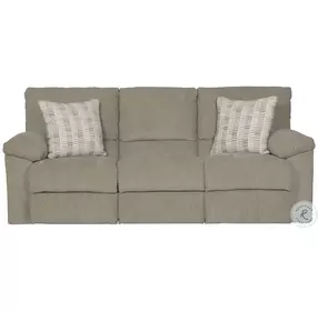 Tyler Pewter Power Reclining 85" Sofa