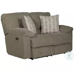 Tyler Pewter Power Reclining 60" Loveseat