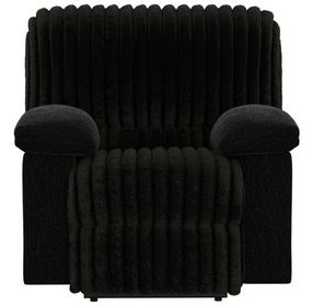Comet Black Lay Flat Power Recliner with USB Charging