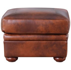 Ardentia Marco Leather Upholstered Rectangular Ottoman