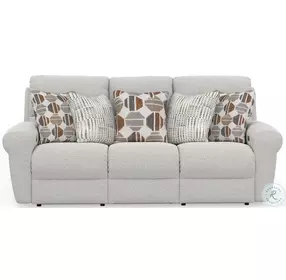 Kellen Ecru Lay Flat Power Reclining 86" Sofa with Zero Gravity