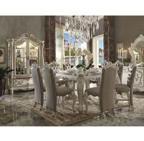 Versailles Bone White Counter Height Dining Room Set