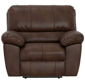 Stetson Walnut Lay Flat Power Recliner with USB Charging