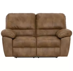 Stetson Canyon 65" Lay Flat Power Reclining Loveseat with USB Charging