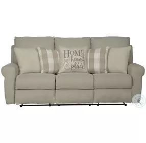 Westport Cement Lay Flat Power Reclining 85" Sofa