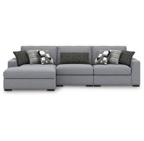 Bealton Salt and Pepper 3 Piece Sectional with LAF Chaise
