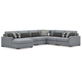 Bealton Salt and Pepper 6 Piece Sectional with LAF Chaise