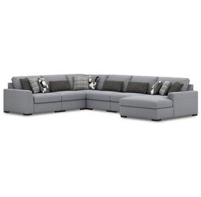Bealton Salt and Pepper 6 Piece Sectional with RAF Chaise