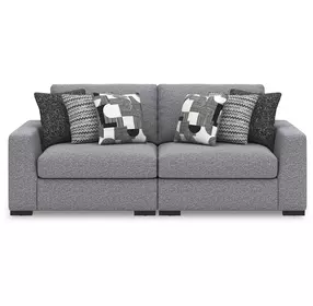 Bealton Salt and Pepper Modular 100" Loveseat