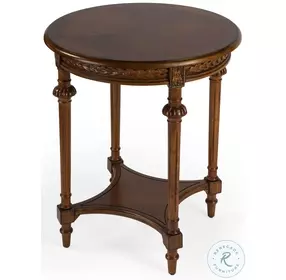 Hellinger Olive Ash Burl Lamp Table